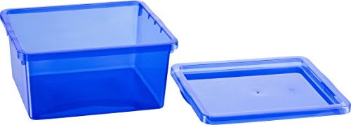 Kigima Basic Box 2l 5er Set Ordnungssystem Aufbewahrungsbox Aqua-Mix blau, türkis, lavendel - 2