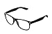 Produktbild RetroUV® Klassische Brillen 80er Jahre Retro Große Horn Umrandeten Sonnenbrille Stil, Schwarz Klar,