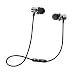 Produktbild ALIKEEY BT 4.1 Stereo Ohrhörer Headset Drahtlose magnetische in-Ear-Ohrhörer Kopfhörer mit Integrierter Musiksteuerung .für iPhone, iPad, Huawei,Samsung, Nexus, HTC und Mehr SmartphoneSchwarz