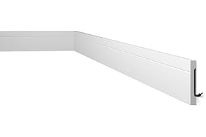 C12 DECOFLAIR Plinthe Polystyrène HD 110 x 15 x 2000 1 pièce