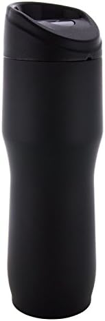 Top Quality Travel Mug Vacuum Insulated Double Walled and Leakproof for any Hot and Cold Drink (480 ml, 16 oz) (Black)