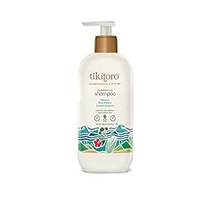 Tikitoro Conditioning Shampoo for Teens 100% Vegan with Hibiscus, Rice Protein, Greater Burdock Extract, Cleanses, Strengthens & Softens Hairs, No Parabens & Sulphates (Age: 11+) (300ml (Pack of 1))