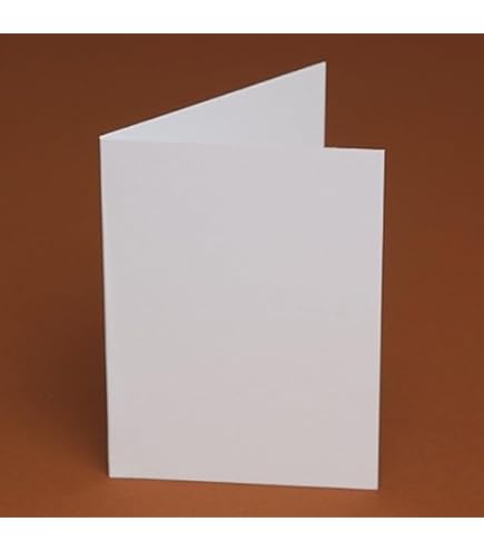 100 Pack Extra Thick Blank White Cards With Envelopes - 5.5x8.5 100lb Cardstock For DIY Printing