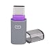 Produktbild Typ-C USB Daten Ladeadapter, Sansee USB-C Typ-C zum Micro USB Daten Ladeadapter für Samsung Galaxy S8 / für Huawei P9 / G9, für ZTE Zmax Pro Z981 für Nexus 5X, für Nexus 6P, für OnePlus 3, für Nokia N1, für Lumia 950, 950X, für Google Chrome Buch (USB Daten Ladeadapter, H059 Lila)