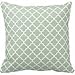 Sage Green and White Moroccan Quatrefoil Design Pillows Classic Chevron Stripes Pattern For Decoration Zipper Pillow Case Cover
