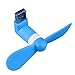 Produktbild SeniorMar Blau Portable OTG Mini Micro USB Große Wind Lüfter für Telefon Desktop Laptop Flexible Handys Fan Handys Zubehör