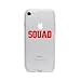 Produktbild licaso Apple iPhone 7 Handyhülle Smartphone Apple Case aus TPU mit Squad Bro Bratan Sis Print Motiv Slim Design Transparent Cover Schutz Hülle Protector Soft Aufdruck Lustig Funny Druck