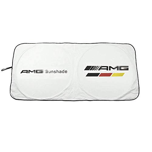 YIKA Auto parabrezza parasole - blocchi di raggi UV parasole schermo, parasole per mantenere il vostro veicolo fredda danno libero, per AMG GLK300 gLa C200L Glc CLA