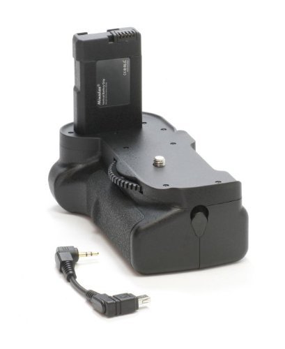 Minadax poign  e d alimentation professionnelle de grande qualit   pour nikon d5100 avec d  clencheur grand format pour 2 x eN-eL14 batterie 1 x t  l  commande infrarouge