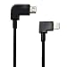 Produktbild tropicalboy Video Lightning Datenkabel Micro USB to Lightning Kabel für DJI Mavic Pro / Mavic Air / Spark Drone Fernbedienung für iPhone iPad iOS Handy und Tablets (Android zu IOS)