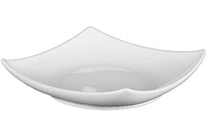 HOLST PORZELLAN 'Holst Porcelaine Yo 015 Quader Assiette incurvé 14 cm Yoyo Osaka Blanc 13.9 x 13.9 x 2.2 cm