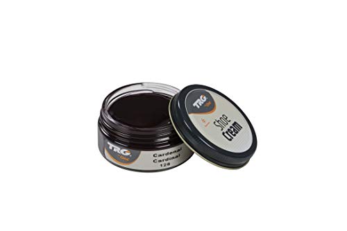TRG Thoe One 126 - Crema para calzado y complementos de piel y piel sintética 50 ml, Marrón (126 Cardinal)
