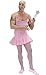 Produktbild Party-Teufel Prima Ballerina Herren Kostüm Kleid in Rosa mit Stretch-Top und Tütü inkl. Zauberstab mit Lametta für Männer in Größe M/L Junggesellenabschied