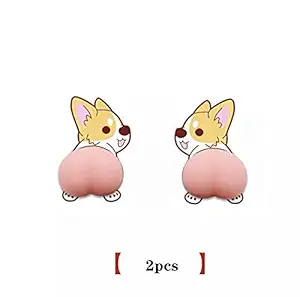 Kostech artoon Shape Car Door Anti-Collision Rubber Strip Cute Sticker Door Opening Anti-Scratch Wipe Protector (1 Pair) (Patrick Star)