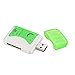 Produktbild Big-Mountain 4 in 1 Kartenleser Micro USB Super Speed Memory Card Reader USB 2.0 Kartenlesegerät Multi-Speicherkartenleser Für Micro SD TF T-Flash M2 Karte (Grün)