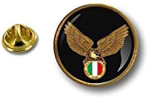 AKACHAFACTORY Akacha pin Button pins anstecker Anstecknade Motorrad Morale Biker Adler Flagge Italien