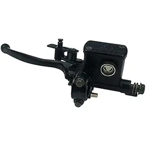 Wowobjects ATV Quad Dirt Bike Hydraulic Brake Master Cylinder Left Lever Black | Pack of 1pc