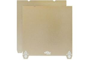 CHITU SYSTEMS Plaque de construction double face en PEI pour imprimante 3D Ender 3/Ender 3 V3 KE/Emder 3 V3 SE/K1/K1C, 235x235mm Plateforme amovible en acier à ressort flexible résistant aux hautes températures