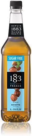 Philibert Routin Hazelnut Sugar Free Syrup and Pump