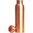 AMARY Pure Copper Bottle | Jointless, Advanced Leakproof and BPA Free | Ayurvedic Health Benefits, Enhance Immunity | Ideal for Travel, Office, Gym, Yoga, Home, Kitchen (1L, Pack of 1)