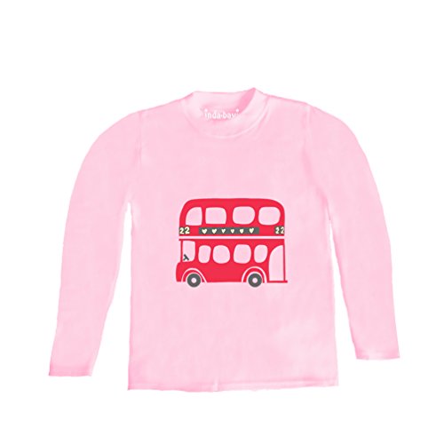 Inda-Bayi Baby-Toddler-Kids Heavy Cotton Long Sleeve T Shirt - london bus