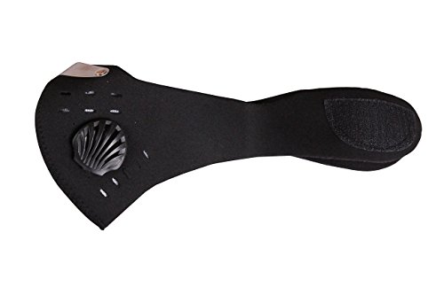 Trainings-Maske universal mit Klettverschluss Ausdauertraining Sport-Maske Atem-Maske für Höhentraining Bergsteiger - 4