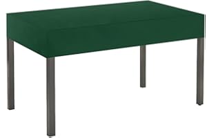 KaufPirat Premium Funda para Muebles de Jardín 150x90x15 cm Cubierta Impermeable Funda para Mesa para Mobiliario de Exterior Abeto Verde