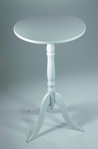 Round Wooden Coffee Table White