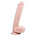 Produktbild Easytoys Dildo Collection - Realistic Dildo - 26,5 cm - Flesh -100% medizinisches soft Silikon - Real dong