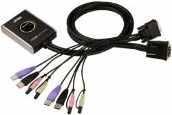 Aten CS682 - 2-Port USB 2.0 DVI KVM Switch