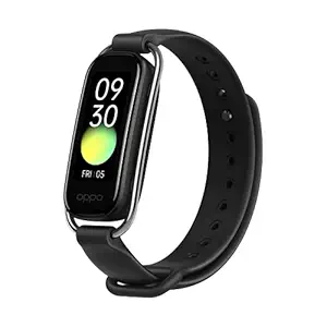 OPPO Smart Band with Extra Sport Strap - Continuous Blood Oxygen Saturation Monitoring?spO2, Up to 12 Days Battery Life, 1.1