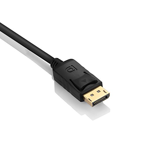 3 in 1 DisplayPort Adapter, Swees 4K x 2K 3 in 1 Displayport DP zu HDMI DVI VGA Kabel Adapter Konverter | 3840×2160 UHD / 2160p 4k (Ultra High Definition) | HDTV / 1080p (Full HD) | vergoldete Kontakte | Plug&Play | Schwarz - 4