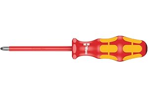 Wera 05006164001 165 i VDE-isolierter Kreuzschlitz-Schraubendreher, PZ 2 x 100 mm