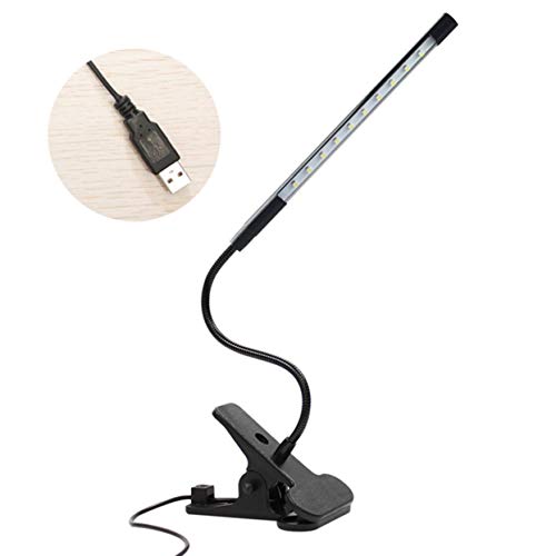 Preisvergleich Produktbild LED-Schreibtischlampe fürsorgliche Tischlampen Büro-Lampe Flexible Studenten, die Schreibtisch-Klipp-Licht-Lampe mit USB-Aufladungsport