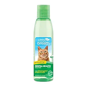 Tropiclean Fresh Breath Water Additive 8oz for Cats