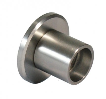 Wandlager / Wandhalterung in Edelstahl Optik für 16 mm Ø Gardinenstangen