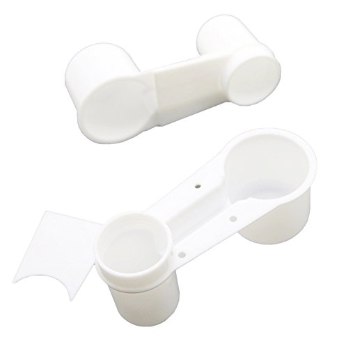 Adhere To Fly 10 Pcs Vogel Taube Taube Portable Trink-Tool Vogel Wasserspender Feeder Flasche Sets (Weiß) - 4