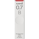 uni Smudge-Proof Leads Refill for Mechanical Pencil | 0.7mm | B | 40pcs