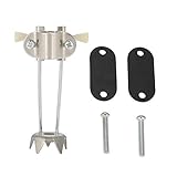 Cane Tips for Ice,Non-slip Cane Ice Tip for Walking Sticks,Trekking Pole,Folding,Wooden Canes,Crutches-5 Prong Ice Grip Attachment for Winter,Snow Safety
