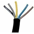 4mm x 5Core Rubber Cable Flex H07RN-F H07RNF Heavy Duty Outdoor 32Amp 3 Phase ***SOLD PER MTR***