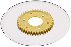 JCKEL Schinkenmesser elektrolytisch poliert gelb für RITTER Multischneider compact 1, markant 01, markant 05 / Allesschneider / Messer / Ersatzmesser / Aufschnittmesser