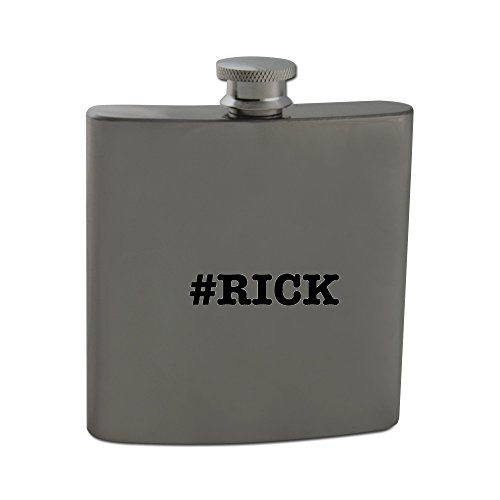 Apodos de Rick apodo Hashtag 6 oz Petaca de acero inoxidable
