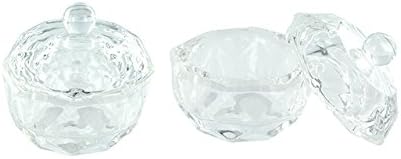 Cesars Crystal Dappen Dish with Crystal Lid