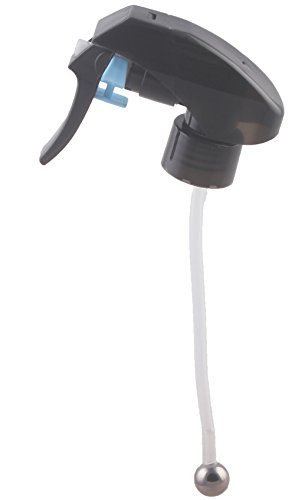 Salon Kunststoff-Sprühflasche mit Pumpgriff Zerstäuber, 150ml Fassungsvermögen, mit Kugelventil, 360-Grad-Sprühflasche – (1er Packung) - 3