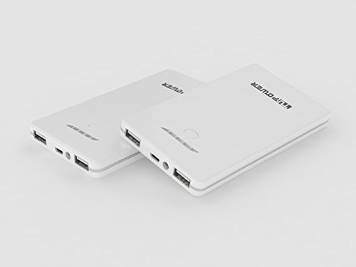 Power Bank 8000mAh Ultra leicht flach TUPower Powerbank Ladekabel weiß für iPhone 5 5C 5S 6S 7 Samsung Galaxy S5 S6 S7 Edge externer Akku Smartphones - 3