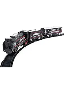 Suman Creation-Battery Operated SSuman Creation Size Black Train for Kids