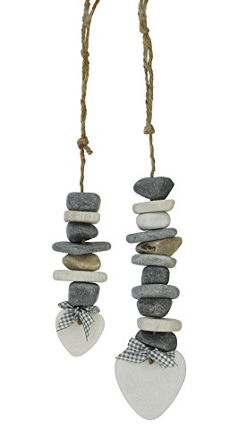 Deko-Hänger „Steinherz“ im 2er Set - 3