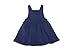 Green Nippers Baby Girl's Organic Cotton Dungaree Style Pinafore Short Sleeve Dress Blue 6 - 12 Months
