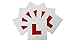 Produktbild Motorrad Learner Teller/Multi Pack 20 x Selbstklebende L Teller