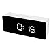 Produktbild Doublehero LED Wecker Modern Multifunktion Elektronische Digitale elektronische Temperatur Snooze Clock Home Decor Spiegel Funktion (A)